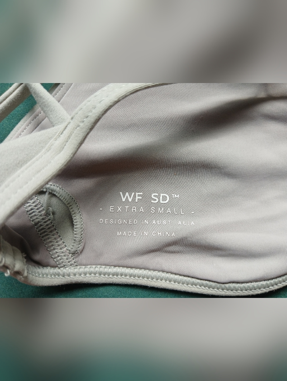 Whitefox Asymmetric Sage Sports Bra - Picture 4 of 4